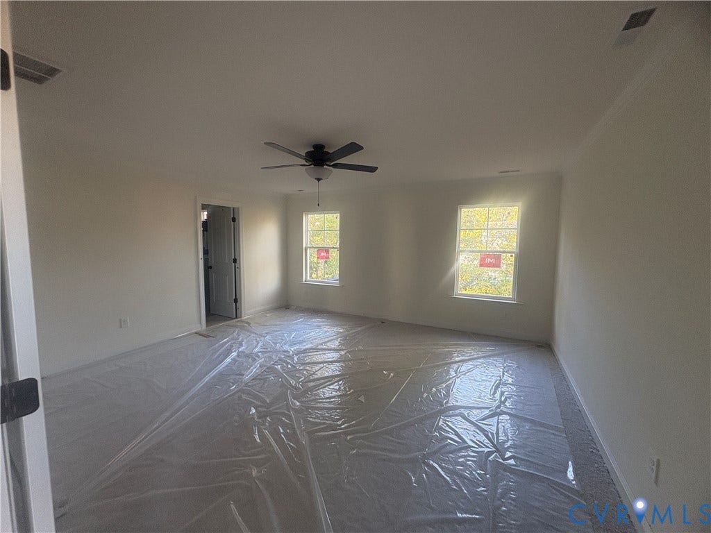 5824 Stingray Point Boulevard, Greenwood Estates, New Kent, VA 23124 The photo represents the actual property under construction as of October 15, 2026