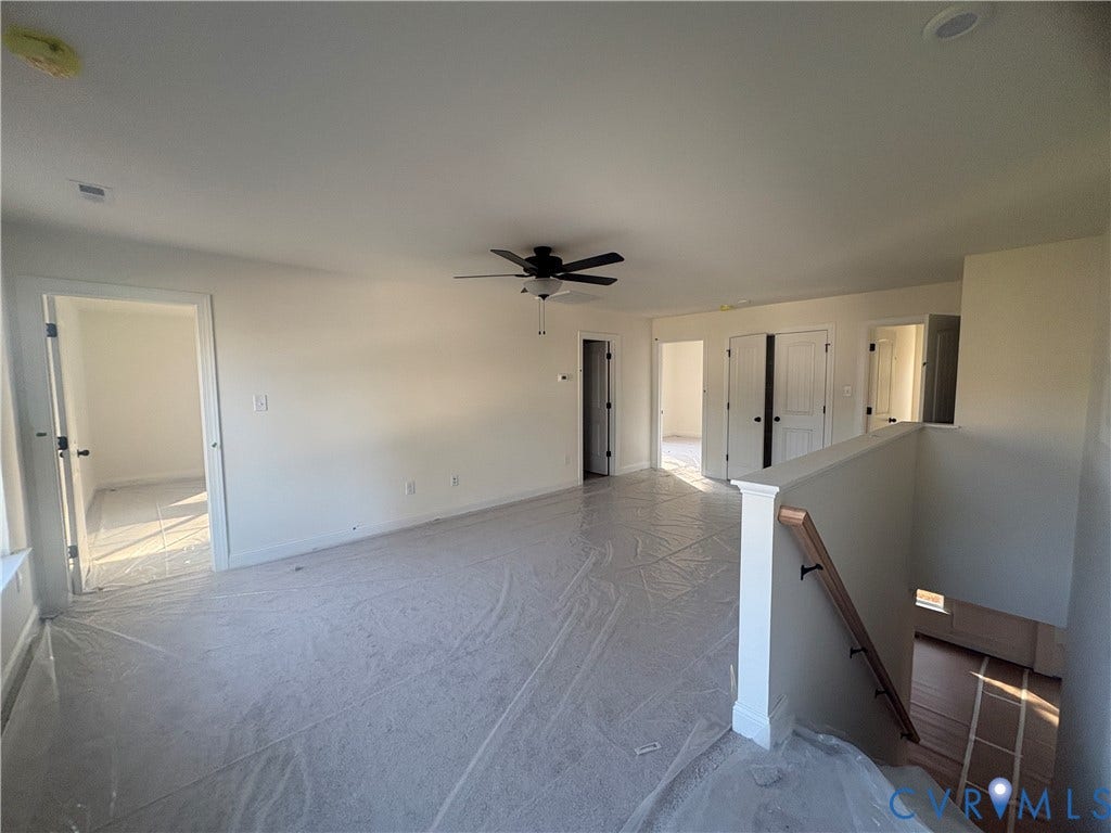 5824 Stingray Point Boulevard, Greenwood Estates, New Kent, VA 23124 The photo represents the actual property under construction as of October 15, 2026
