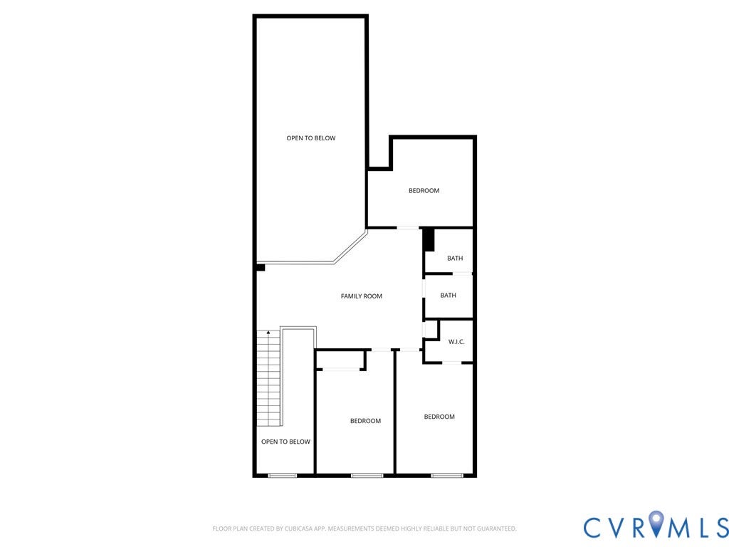 3105 Abruzzo Place, The Villas At Hunton Park, Glen Allen, VA 23059 Second floor. Bedroom next to "open to below" is the storage room.