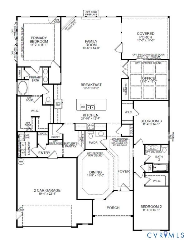 9355 Stingray Point Court, Greenwood Estates, New Kent, VA 23124 This home is to be built. The photo represents the plan, not the actual home. Design selections may vary.