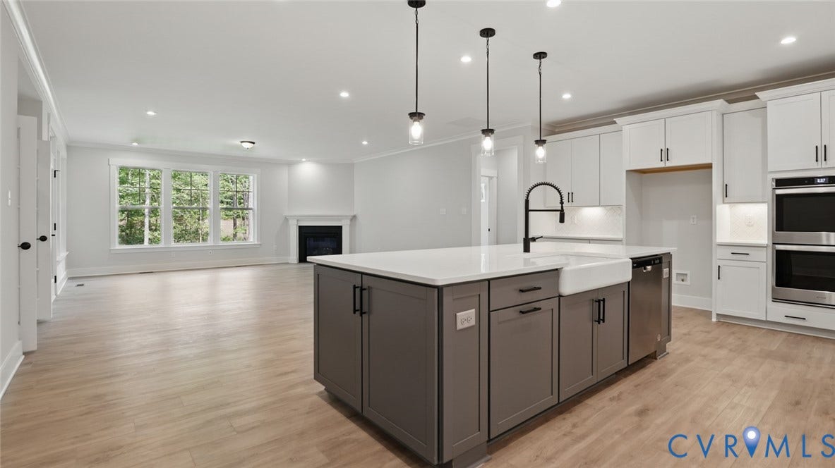 9355 Stingray Point Court, Greenwood Estates, New Kent, VA 23124 This home is to be built. The photo represents the plan, not the actual home. Design selections may vary.