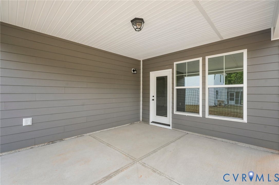 9355 Stingray Point Court, Greenwood Estates, New Kent, VA 23124 This home is to be built. The photo represents the plan, not the actual home. Design selections may vary.