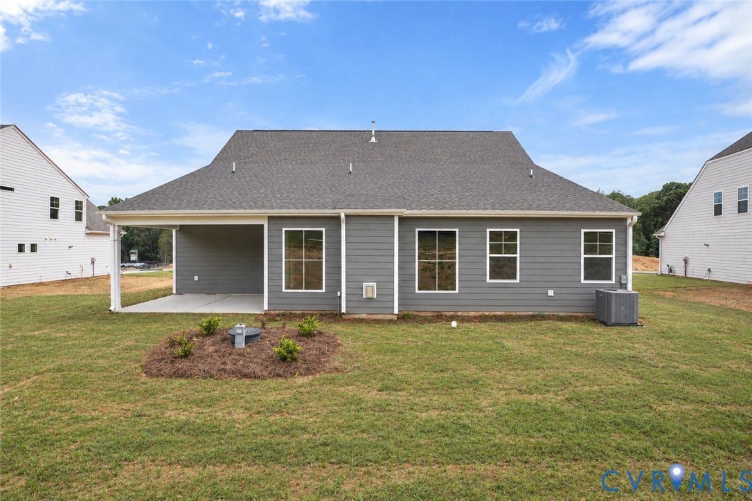 9355 Stingray Point Court, Greenwood Estates, New Kent, VA 23124 This home is to be built. The photo represents the plan, not the actual home. Design selections may vary.