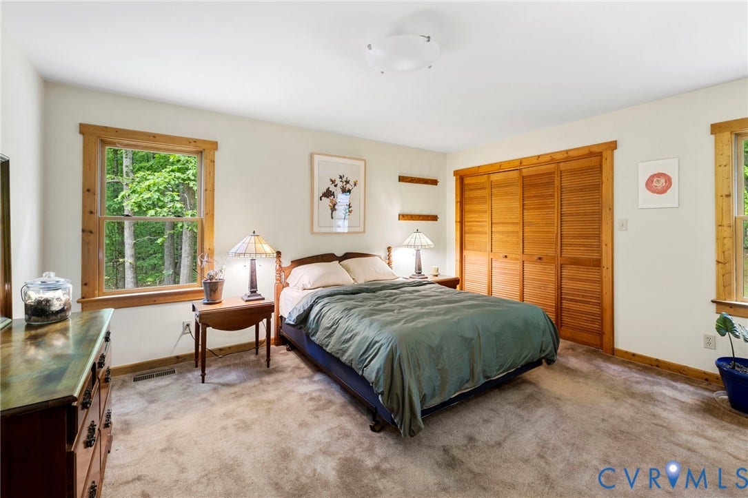 3172 Three Bridge Road, Powhatan, Powhatan, VA 23139 1st floor guest bedroom with large closet.