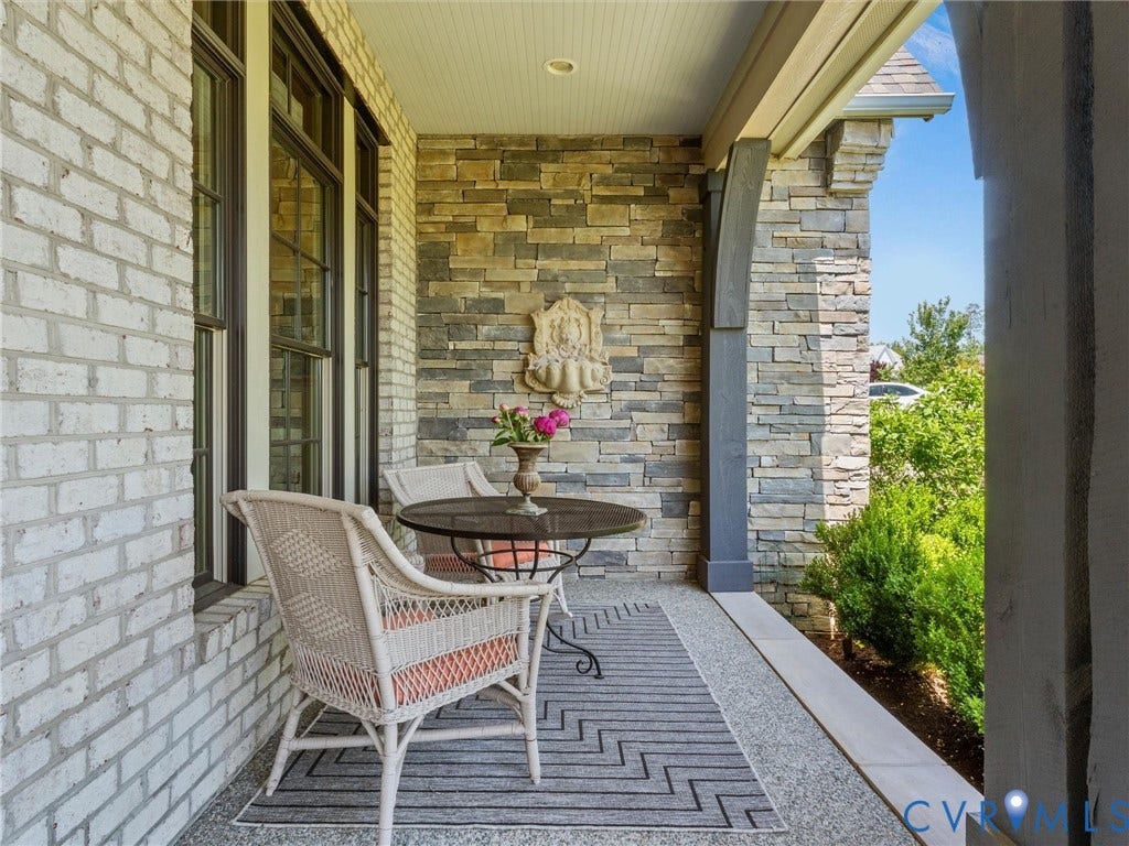 16131 Binley Road, Hallsley, Midlothian, VA 23112 The front porch offers the perfect vibe for morning coffees.