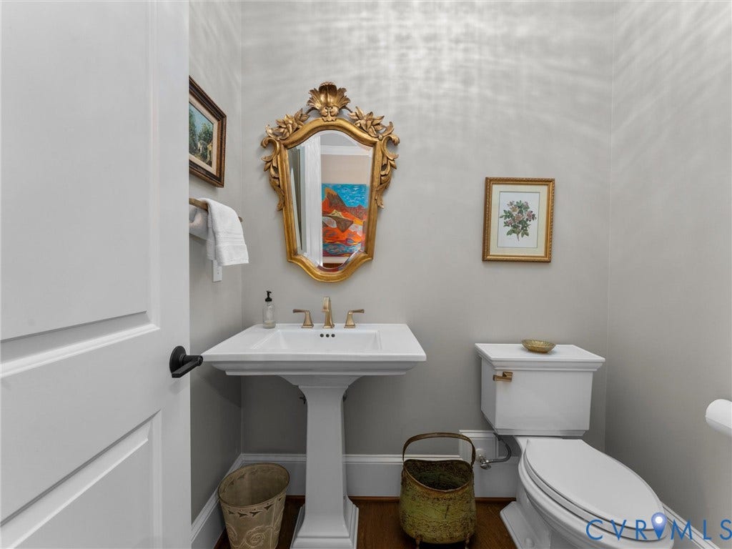 16131 Binley Road, Hallsley, Midlothian, VA 23112 Half Bathroom located on the first floor.