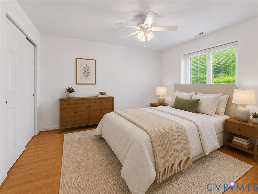 4611 Four Seasons Terrace, #D, Innsbrook, Glen Allen, VA 23060 Virtually Staged Bedroom/Flex Room
