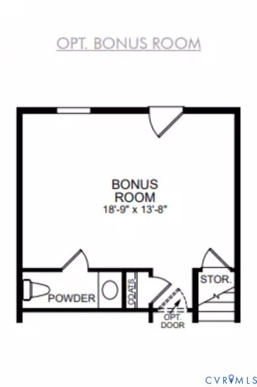 First Floor Bonus Room w/ half bath