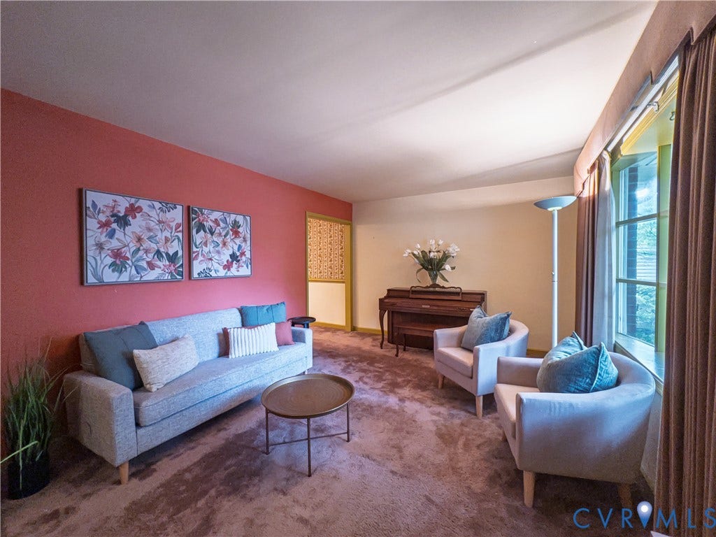 Living Room with large picture window