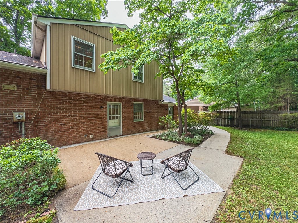 Concrete patio