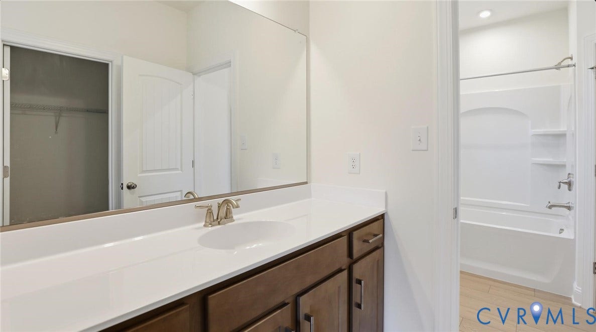 9365 Stingray Point Court, Greenwood Estates, New Kent, VA 23124 This home is to be built. The photo represents the plan, not the actual home. Design selections may vary.