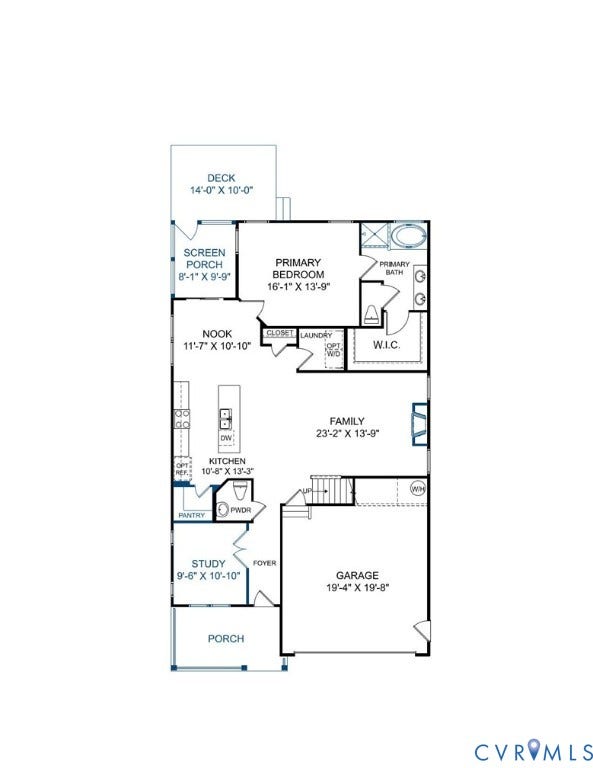 966 Landon Laurel Lane, Landon Village, Midlothian, VA 23114 First Floor