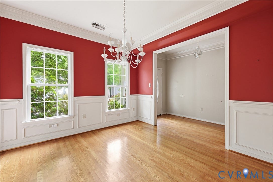 2625 Park Green Way, Glen Allen, VA 23060 Dining Room and front door
