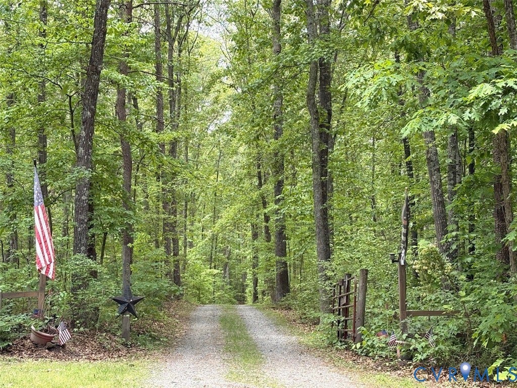 208 Johnson Mill Lane, Hopeful Church Road, Bumpass, VA 23024 Driveway to Residence