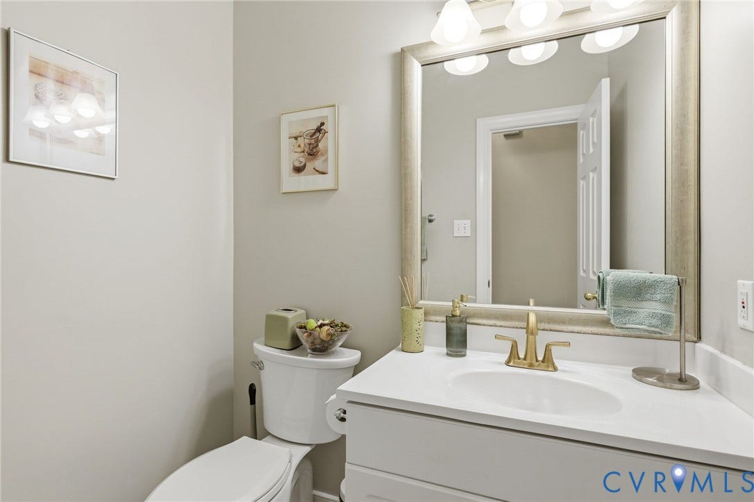 6001 Abington Park Drive, Glen Allen, VA 23059 Downstairs upgraded half bath