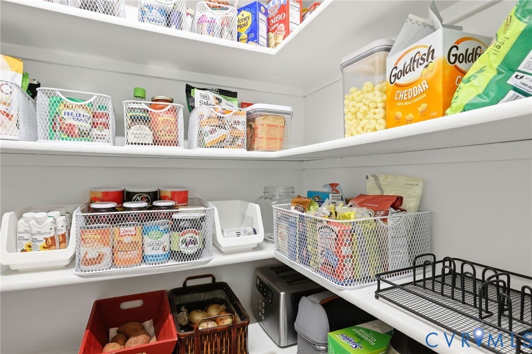 6001 Abington Park Drive, Glen Allen, VA 23059 Large, walk-in pantry with fresh paint