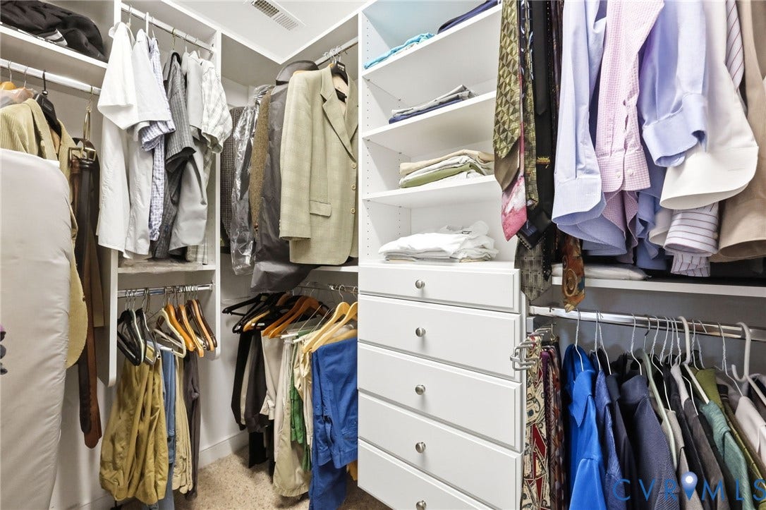 6001 Abington Park Drive, Glen Allen, VA 23059 Primary closet one with custom built ins