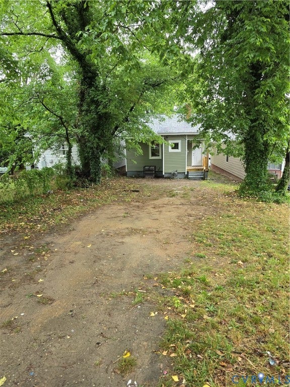 Plenty of parking in the rear of the home