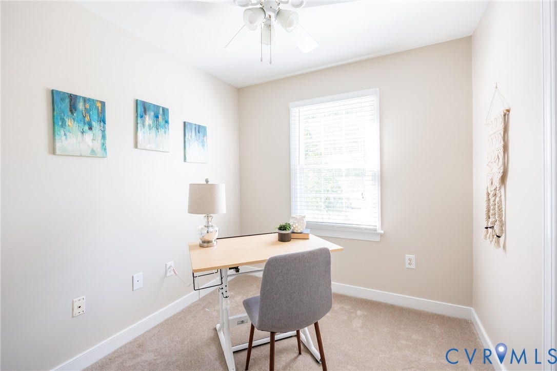 5541 Summer Creek Way, Millstone, Glen Allen, VA 23059 Smaller bedroom 5 is perfect for a nursery or a home office.