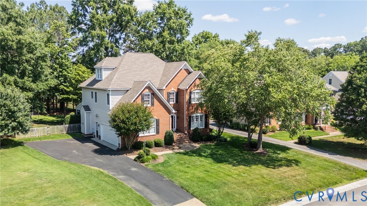 5541 Summer Creek Way, Millstone, Glen Allen, VA 23059 Large lot size for this neighborhood at .41 flat, park-like acres.