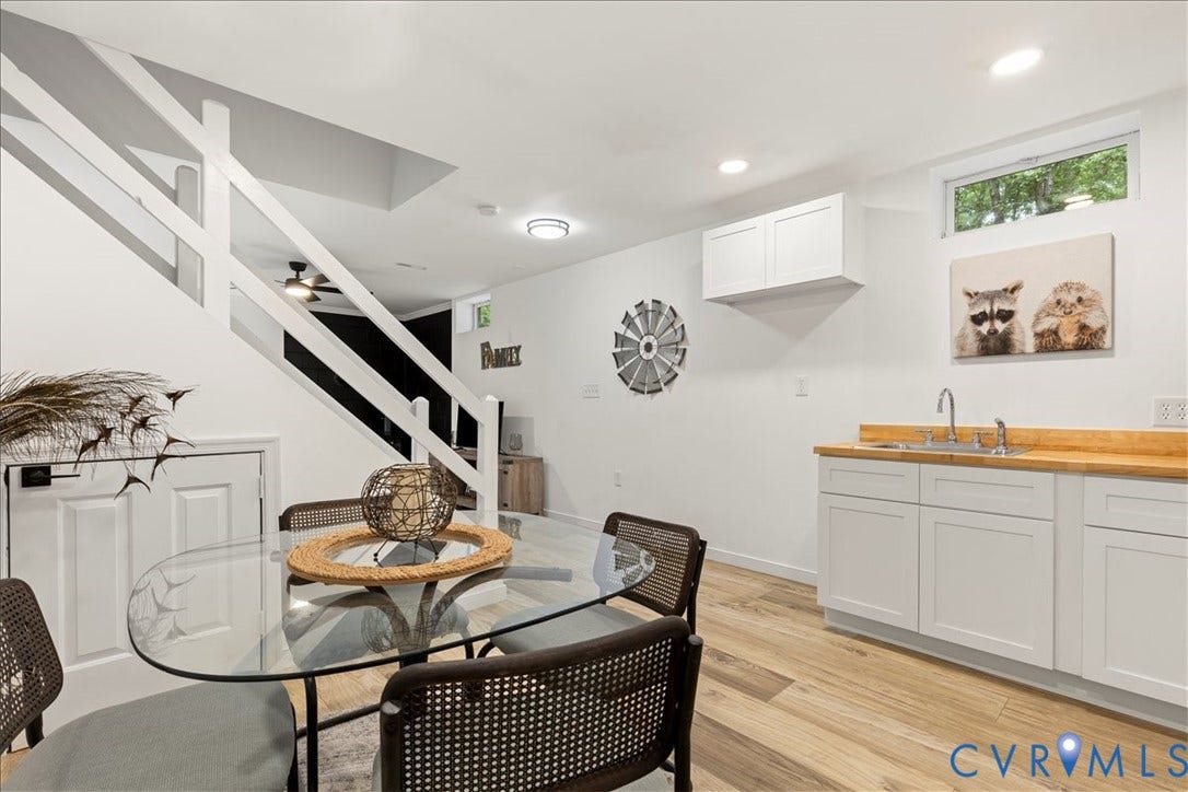 2789 Three Bridge Road, Powhatan, VA 23139 basement kitchenette