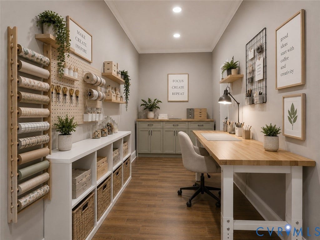 1925 Limbeck Lane, Hallsley, Midlothian, VA 23112 Virtual hobby room off mud room