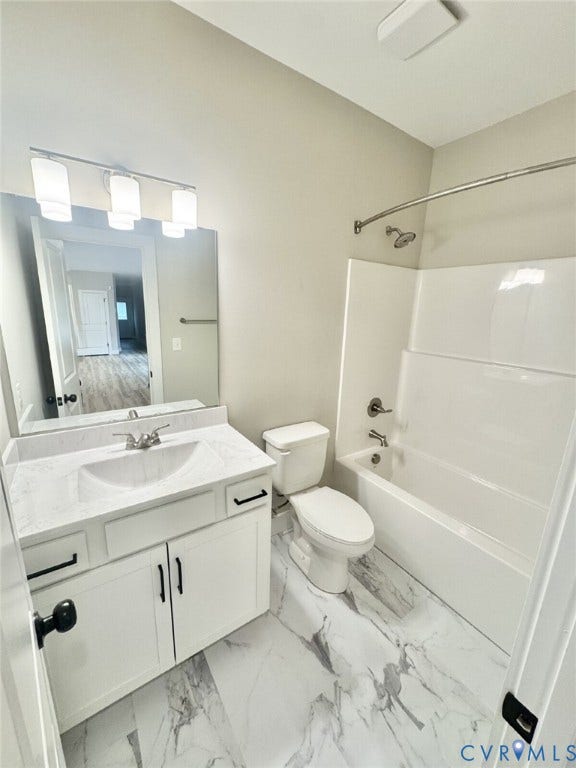 Buyer can select  LVT flooring, tile, paint!