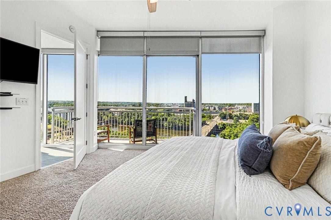301 Virginia Street, #U1214, Richmond, VA 23219 View from bedroom