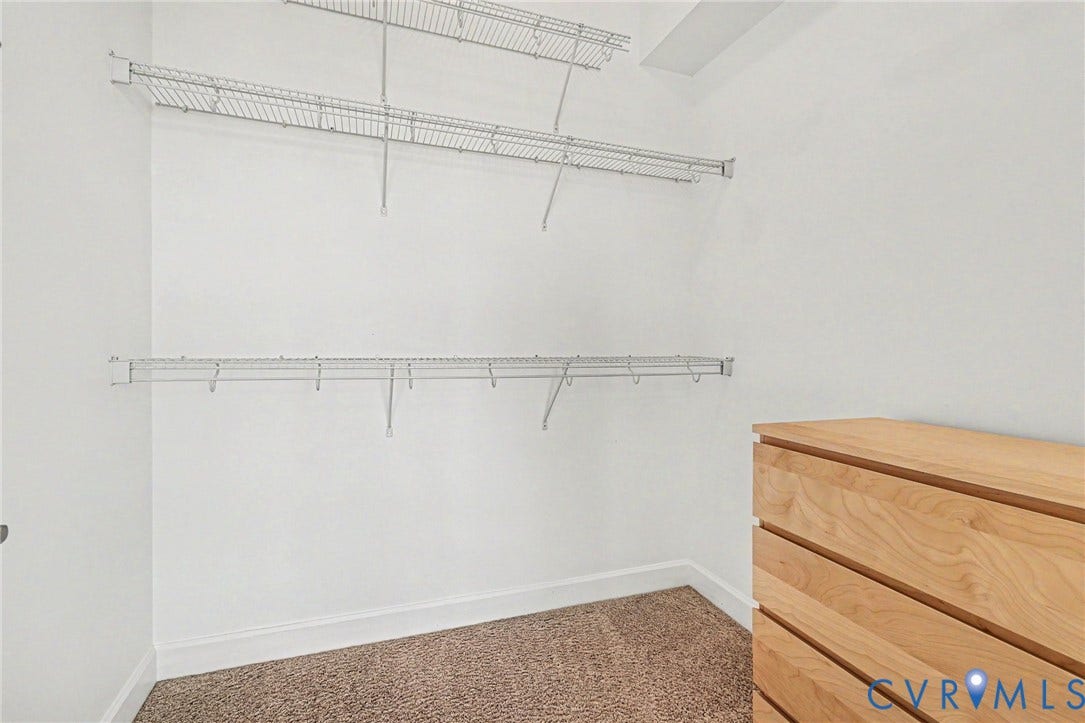 301 Virginia Street, #U1214, Richmond, VA 23219 Primary bedroom closet