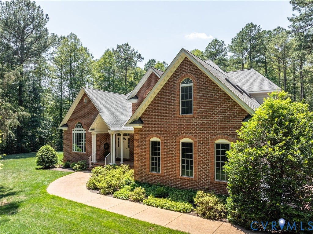 3124 Rock Cress Lane, Mill Forest, Sandy Hook, VA 23153 Walkway from the paved parking areas to the front door.
