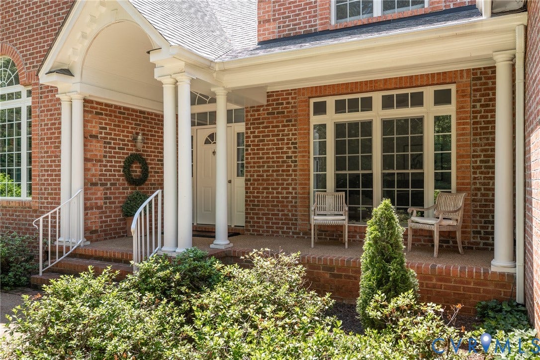3124 Rock Cress Lane, Mill Forest, Sandy Hook, VA 23153 Covered front Porch