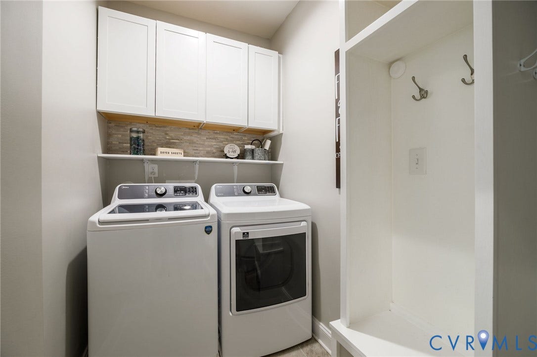 11451 Black Road, Winterpock, Chesterfield, VA 23838 Laundry area main level