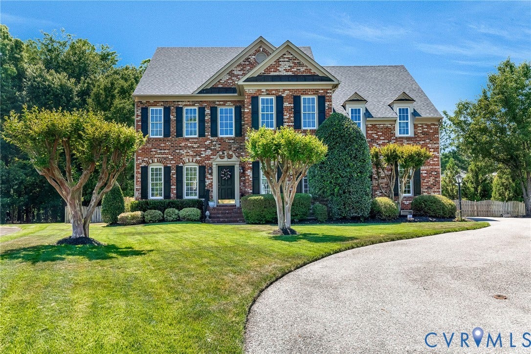 12300 Reed Forest Court, Wyndham, Glen Allen, VA 23059 Beautiful 3800 square foot Boone built brick front home w/ hardiplank siding, 5/6 bedrooms, 3rd floor rec room, large outdoor patio with FP, located in the center of Wyndham!