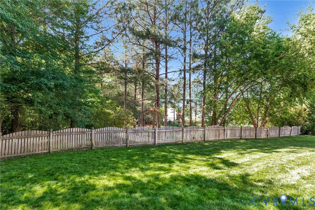 12300 Reed Forest Court, Wyndham, Glen Allen, VA 23059 Fenced rear yard overlooking Wyndham conservancy & historic farm