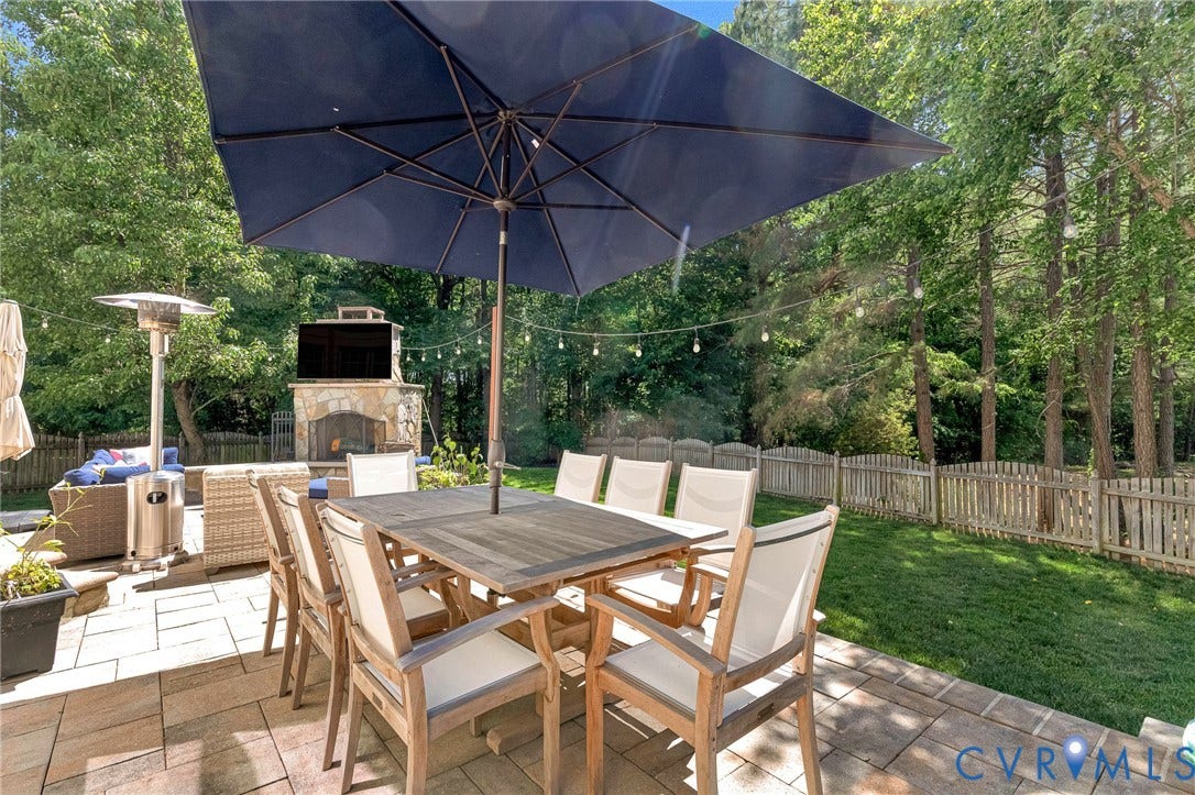 12300 Reed Forest Court, Wyndham, Glen Allen, VA 23059 Patio for outdoor dining in utmost privacy