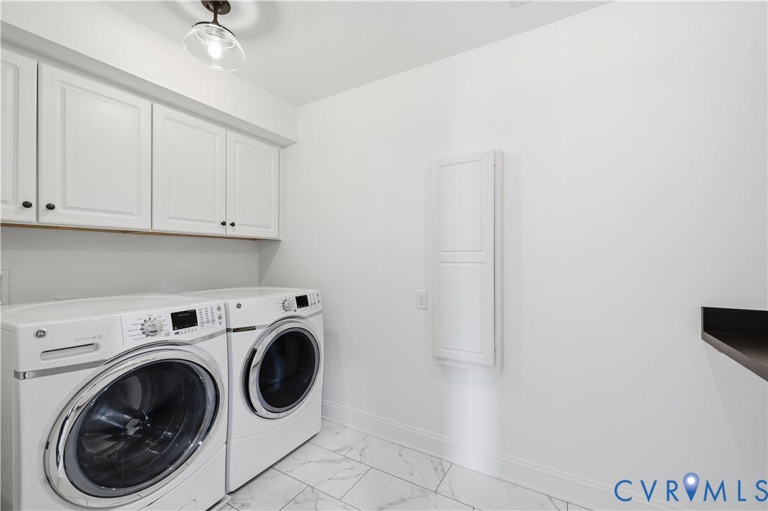 14849 Elliot Ridge Way, Glen Allen, VA 23059 2nd Floor Laundry with folding table.