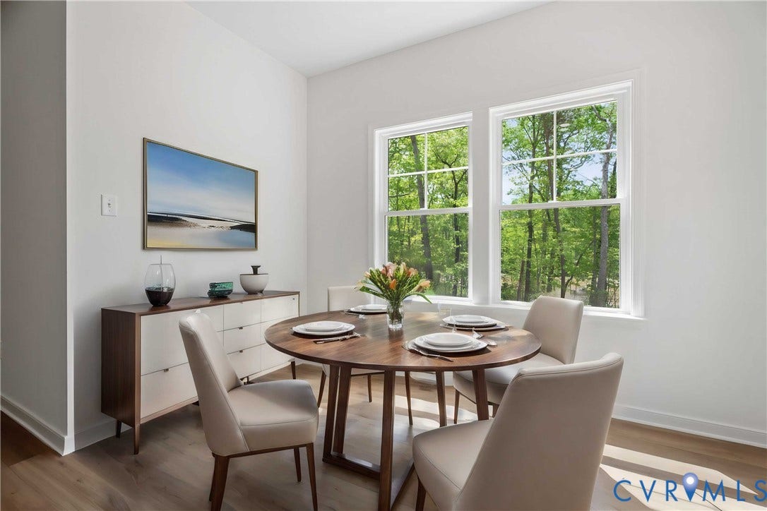1392 Buckners (Lot 16) Lane, Compass Cove, Mineral, VA 23117 Dinette off kitchen, virtually staged