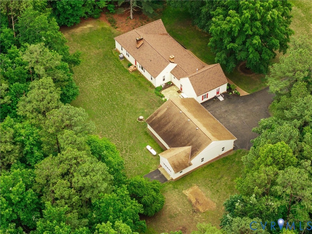3420 Goodwyn Road, Powhatan, VA 23139 Expansive property featuring a main residence and a detached auxiliary building