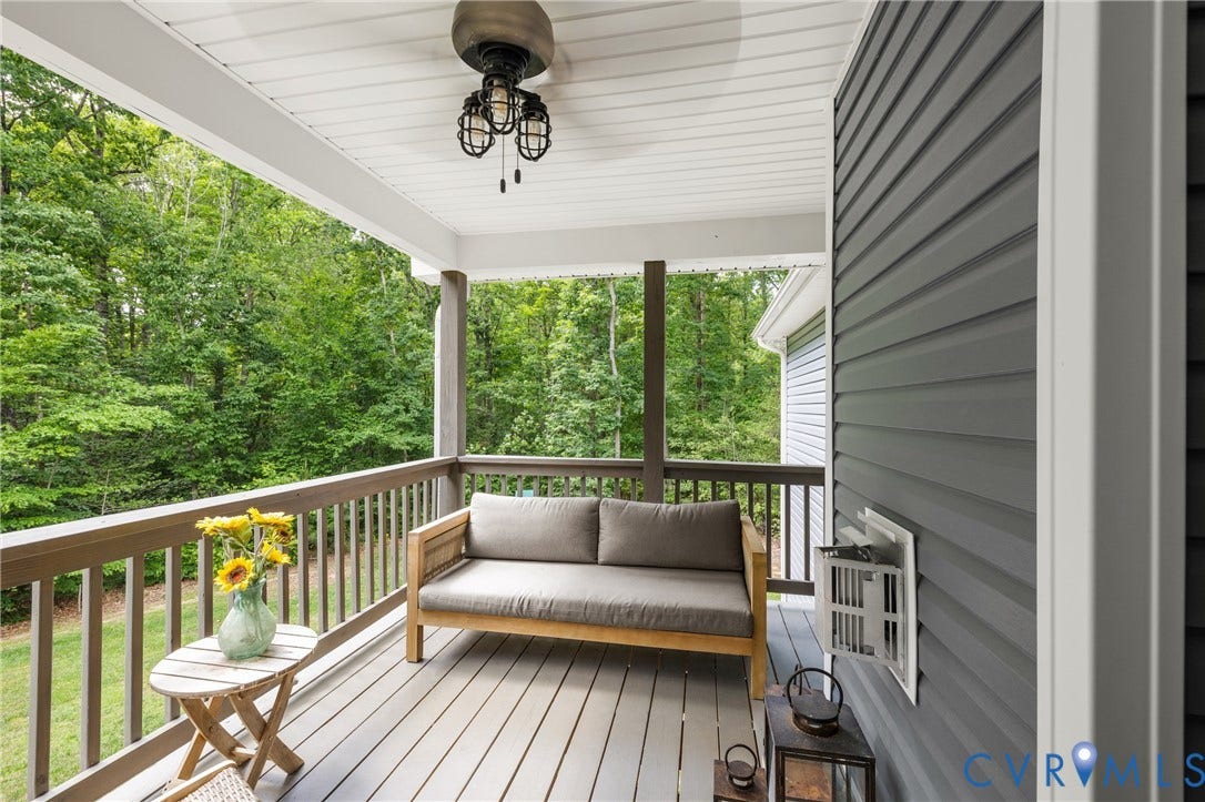 2803 Preston Park Way, Preston Park, Sandy Hook, VA 23153 Back deck would be easy to screen in.