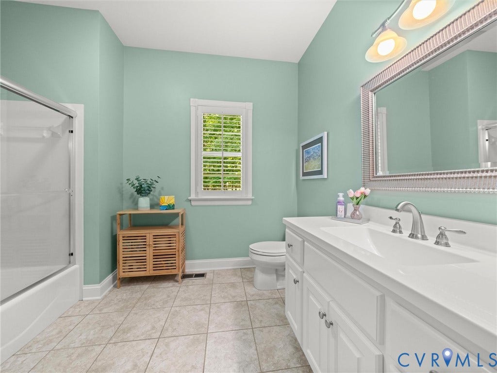 2821 Lightner Court, Maple Grove, Powhatan, VA 23139 Guest Hall Bath