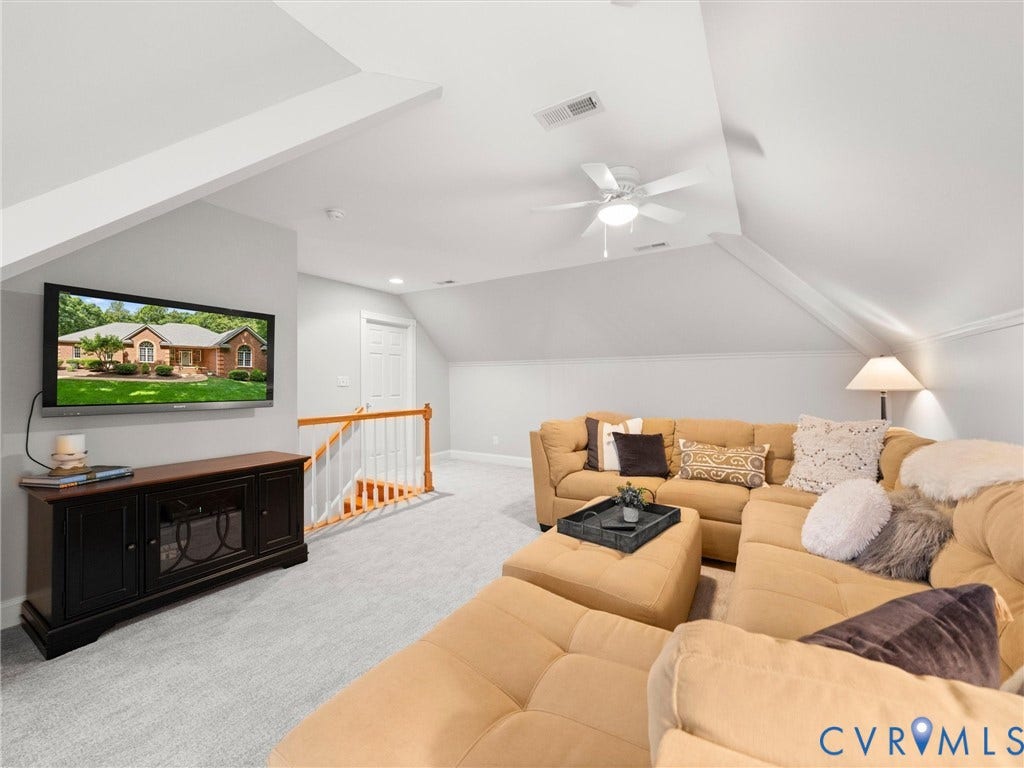 2821 Lightner Court, Maple Grove, Powhatan, VA 23139 Bonus room over garage