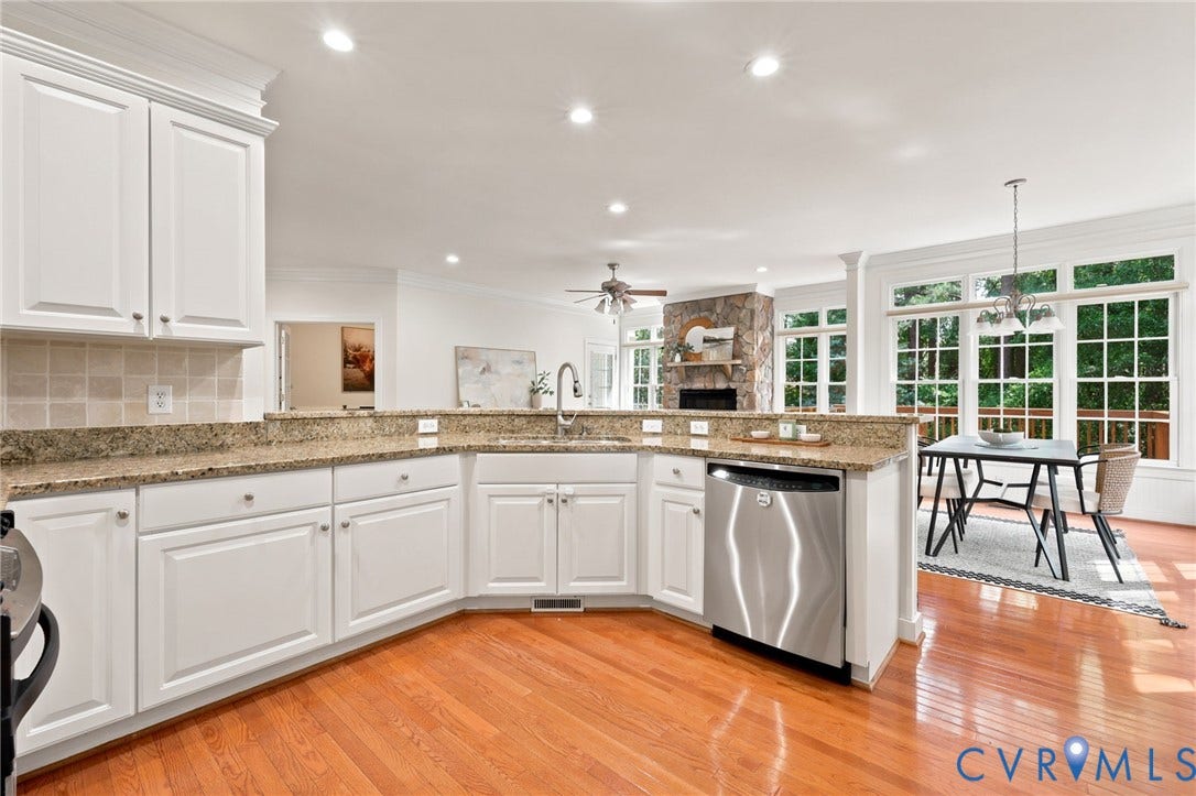 4701 Regal Oaks Road, Glen Allen, VA 23059 Granite counters, stainless appliances and open to the family room