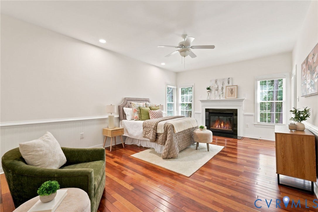 4701 Regal Oaks Road, Glen Allen, VA 23059 Enjoy cozy evenings around this fireplace