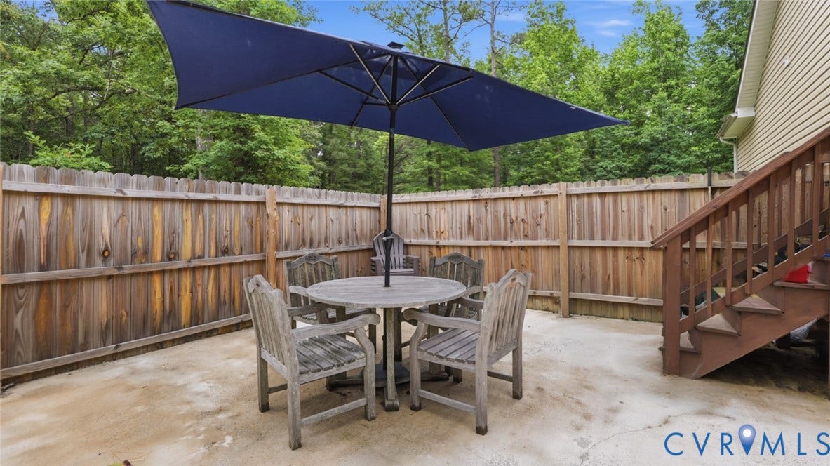 2406 Emanuel Church Road, Powhatan, VA 23139 Patio terrace