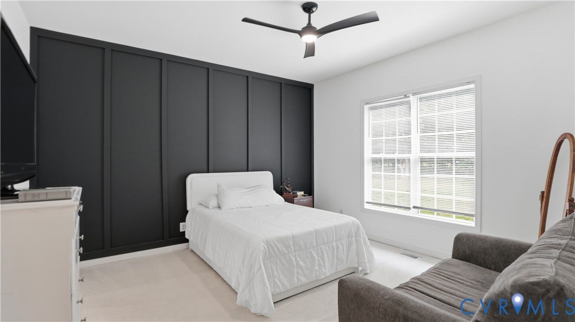 2406 Emanuel Church Road, Powhatan, VA 23139 Accent wall with board and batten detailing