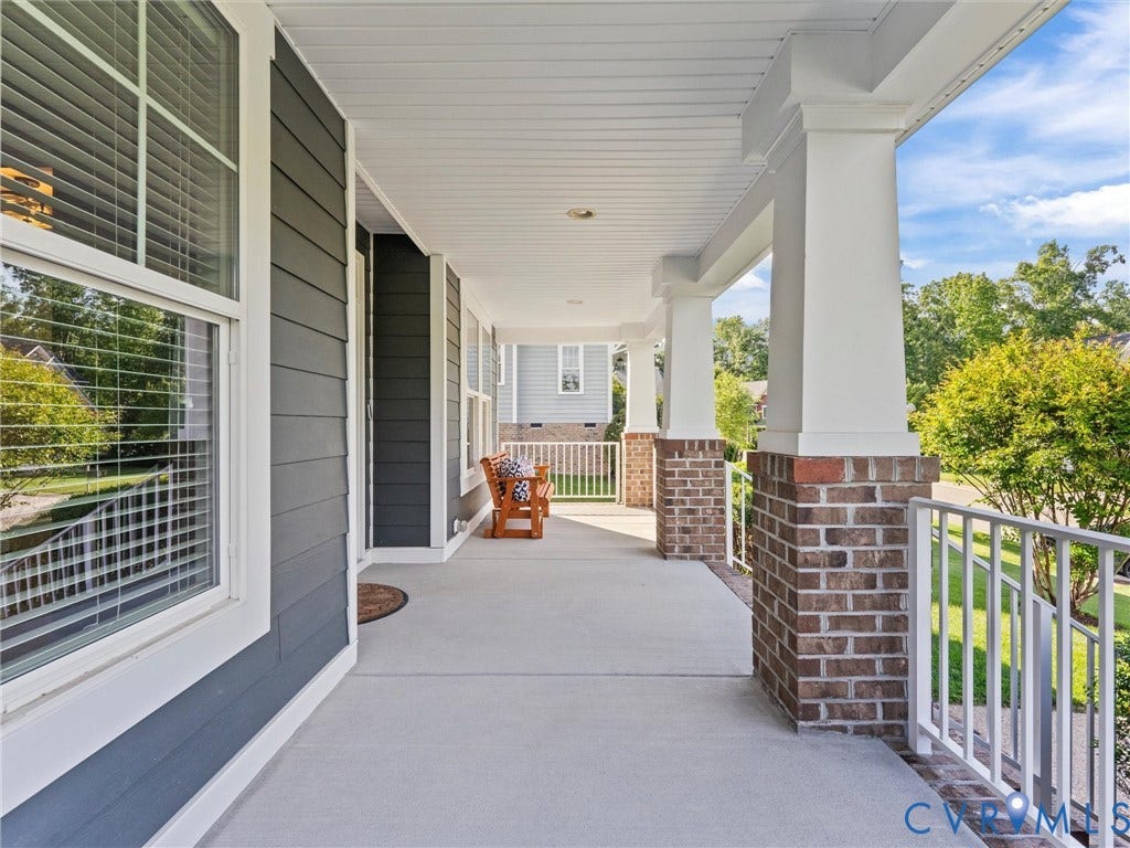 Large front porch