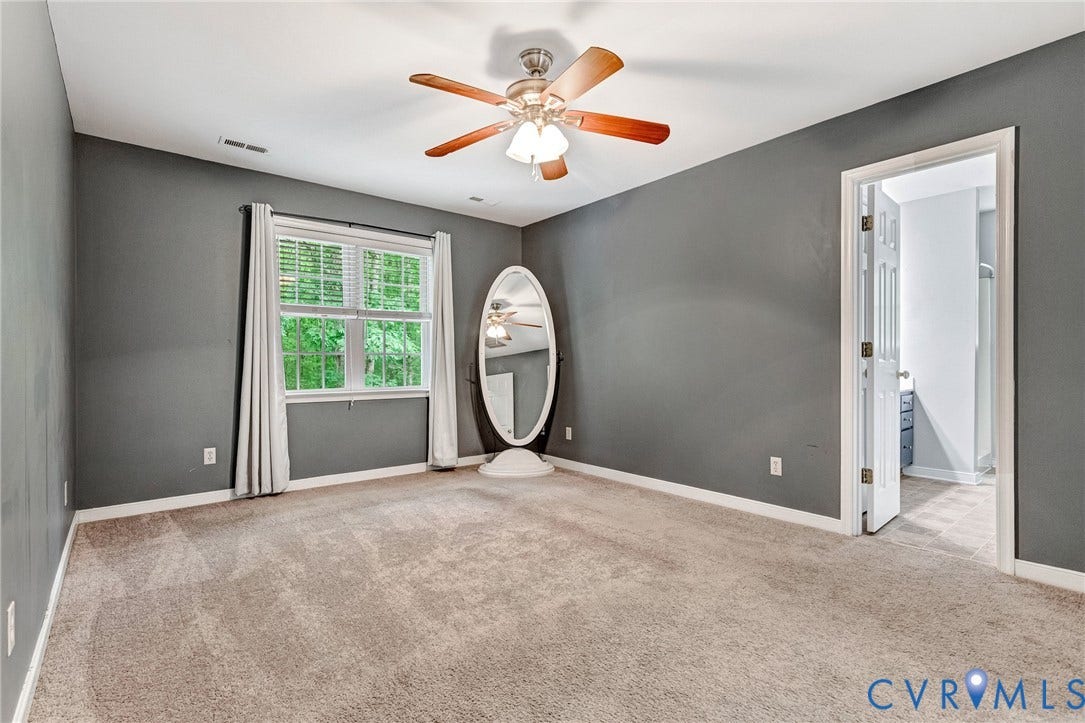 501 Bent Creek Lane, Bent Creek, Bumpass, VA 23024 Large primary bedroom