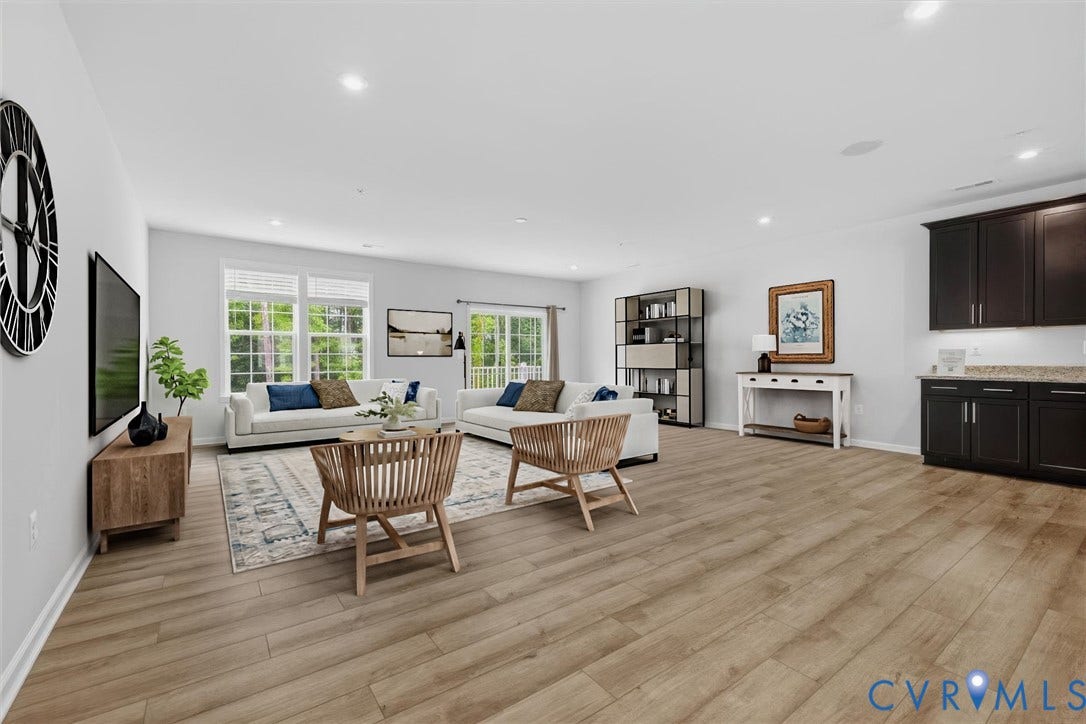 VIRTUALLY STAGED LIVING ROOM!