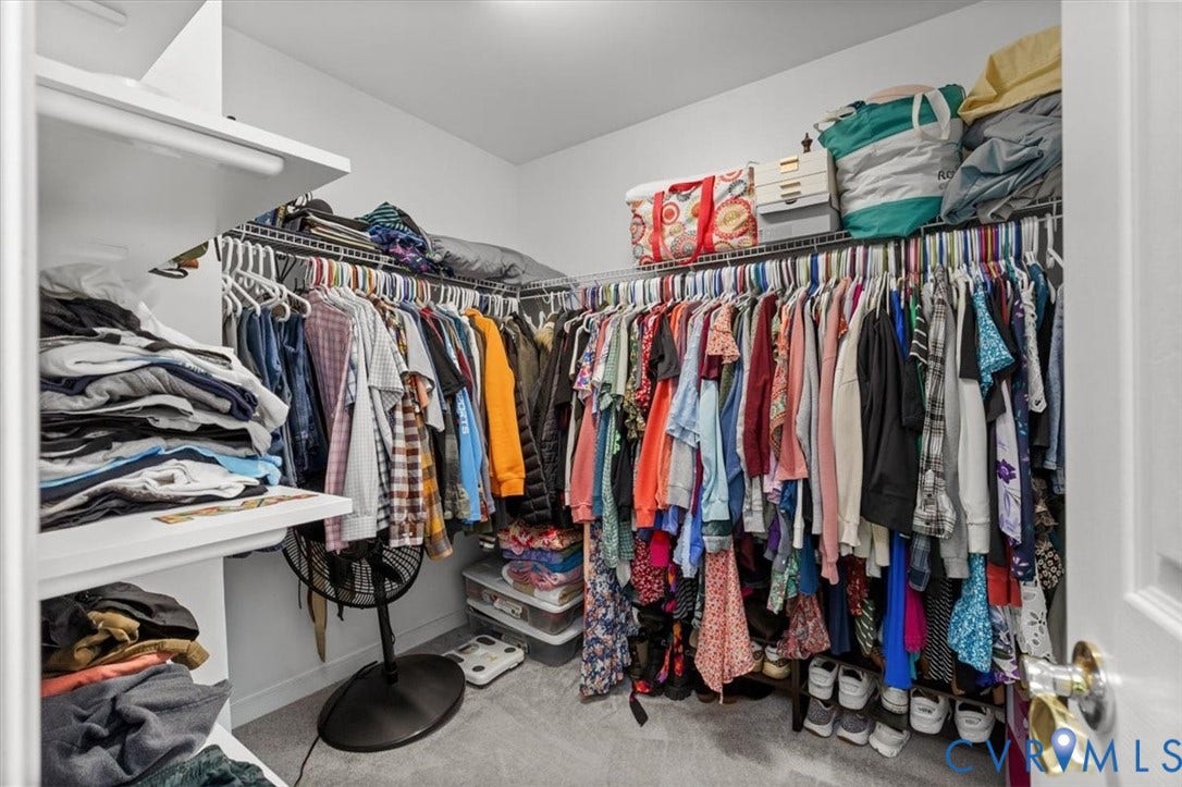 2nd Floor Primary Walk In Closet