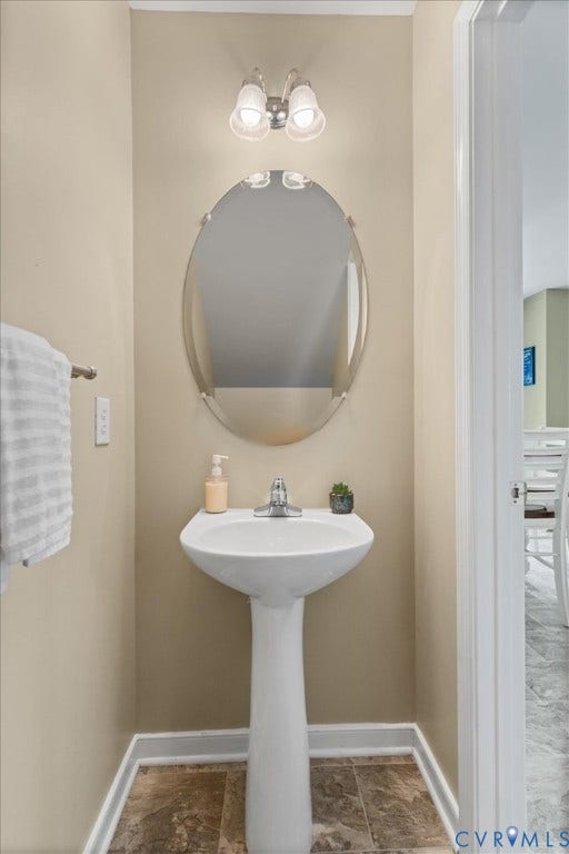 Hall half Bathroom